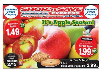 Shop ‘n Save (Pittsburgh) (MD, PA, WV) Weekly Ad Flyer September 19 to September 25
