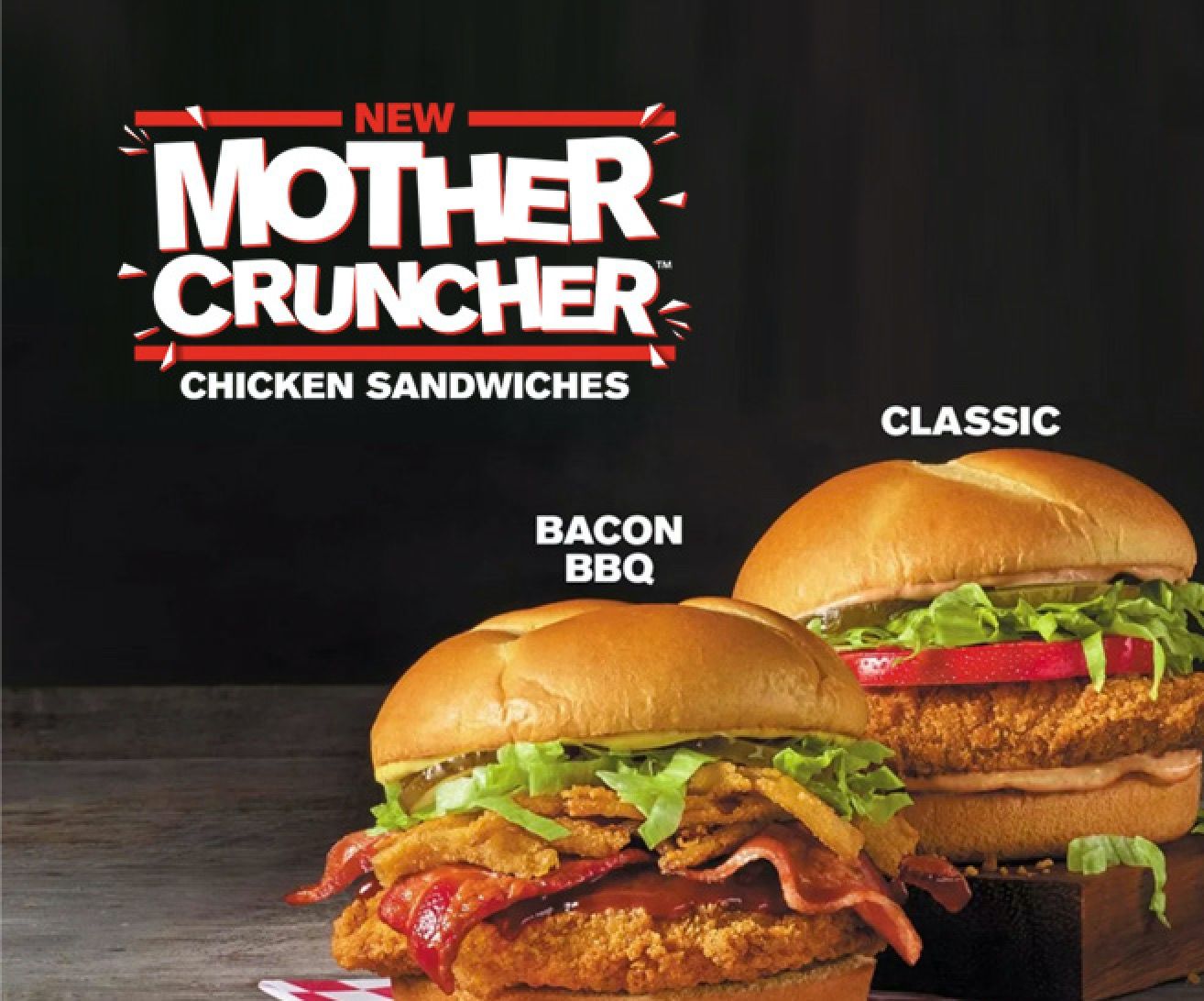 Free Mother Cruncher Chicken Sandwich with $5+ Purchase at Rally's Drive-in