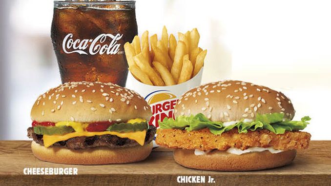 Double Cheeseburger or BLT Chicken Jr. $3 Value Meal Deals Available at Burger King