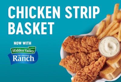 New Chicken Strip Basket Available with Hidden Valley Ranch Dipping Sauce at Dairy Queen