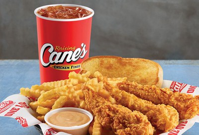 For a Limited Time Get a Free Box Combo at Raising Cane's when you Join the Caniac Club and Register your Card