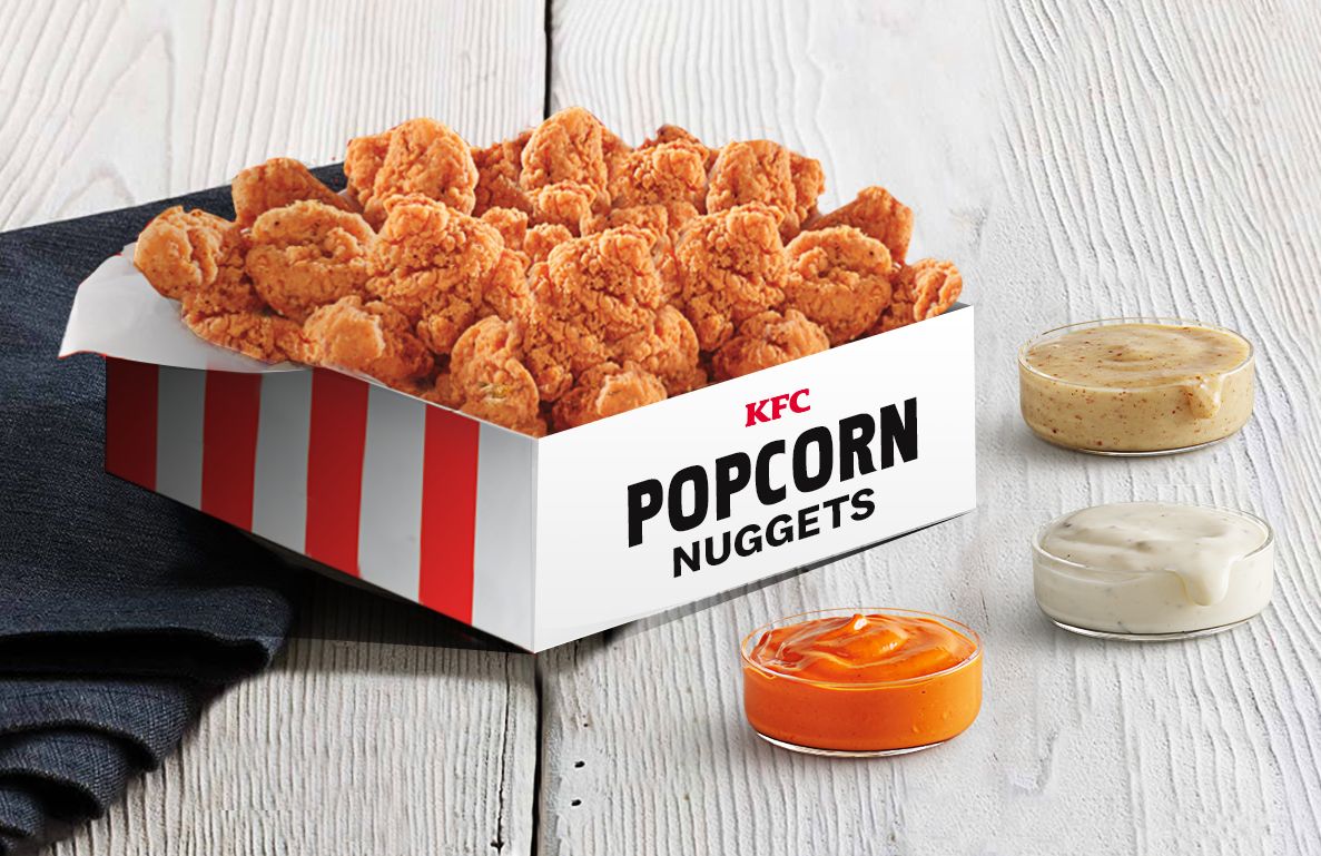 Large Box of Popular KFC Popcorn Nuggets for $10 at Participating Kentucky Fried Chicken Restaurants 