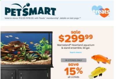 PetSmart Weekly Ad Flyer November 2 to November 19 PetSmart Weekly Ad Flyer November 2 to November 19