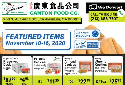 Canton Food Co Weekly Ad Flyer November 10 to November 16, 2020