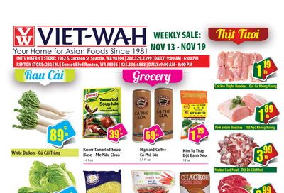 Viet-Wah Weekly Ad Flyer November 13 to November 19, 2020