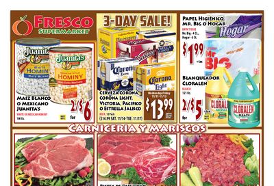 Fresco Supermarket Weekly Ad Flyer November 11 to November 17, 2020