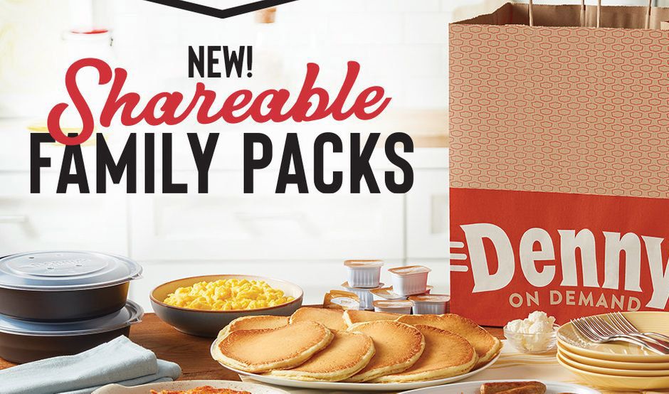 Denny's Introduces their New Family Packs Featuring Grand Slams