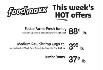 Foodmaxx Thanksgiving Weekly Ad Flyer November 18 to November 26, 2020