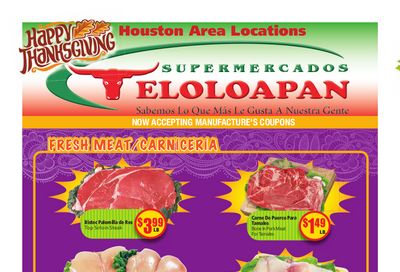 Supermercados Teloloapan Thanksgiving Weekly Ad Flyer November 18 to December 1, 2020
