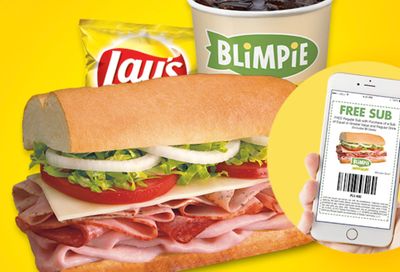 Join the Blimpi-E-Club and Receive a Coupon for a Free Regular Sub with a Sub and Drink Purchase