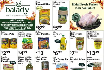 Balady Thanksgiving Weekly Ad Flyer November 20 to November 26, 2020