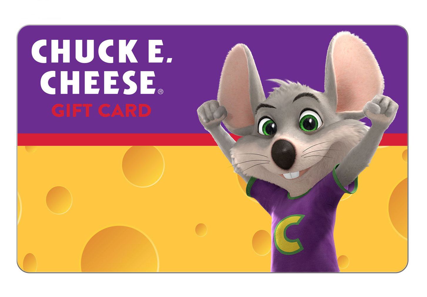 Buy a $50 Chuck E. Cheese Online Gift Card and Receive a $10 Bonus Card for Free 