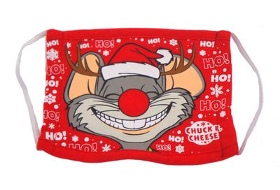 New Festive Chuck E. Cheese Face Masks for Kids Available for a Limited Time Only