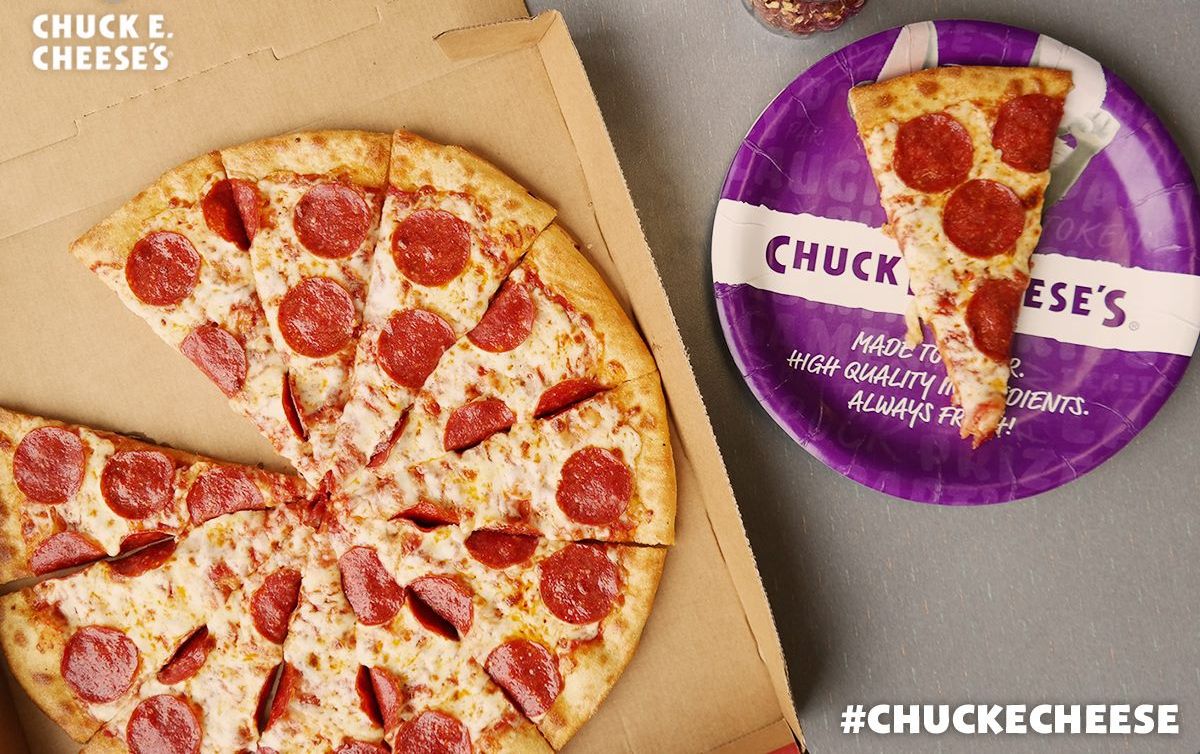 2 for Tuesdays Special Offered In Restaurant at Chuck E. Cheese: Get 2 Large Pizzas for $22 