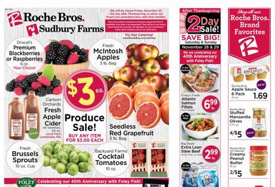 Roche Bros. (MA) Weekly Ad Flyer November 28 to December 3
