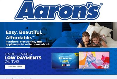 Aaron's Weekly Ad Flyer November 26 to January 9