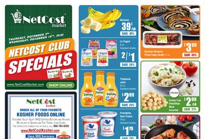 NetCost Hanukkah Weekly Ad Flyer December 3 to December 16, 2020