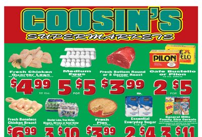 Cousin's Supermarket Bi-Weekly Ad Flyer December 1 to December 15, 2020