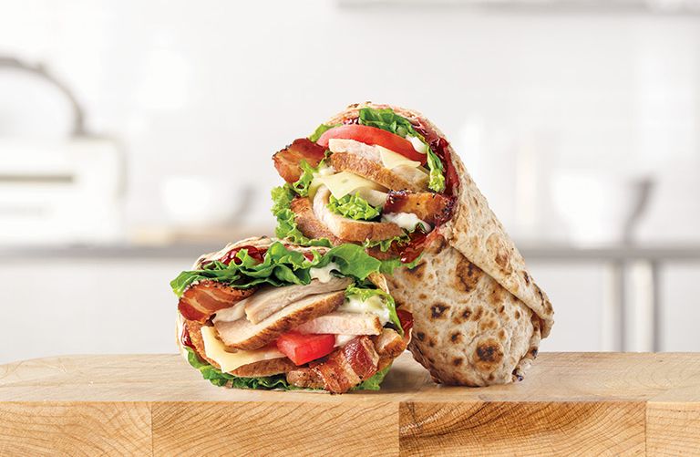 Limited Time Only Market Fresh Cranberry Deep Fried Turkey Wrap