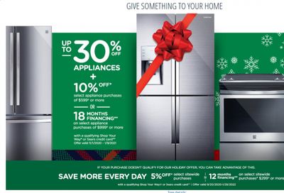 Sears Weekly Ad Flyer November 1 to January 9