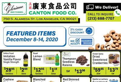 Canton Food Co Weekly Ad Flyer December 8 to December 14, 2020