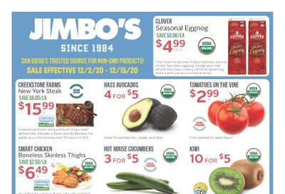 Jimbo's Weekly Ad Flyer December 9 to December 15, 2020