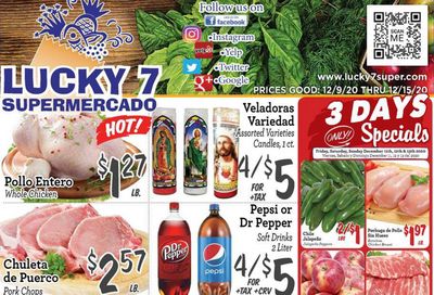 Lucky 7 Supermarket Weekly Ad Flyer December 9 to December 15, 2020