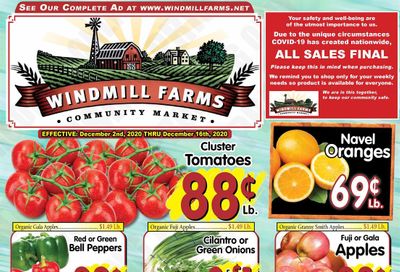 Windmill Farms Weekly Ad Flyer December 2 to December 16, 2020