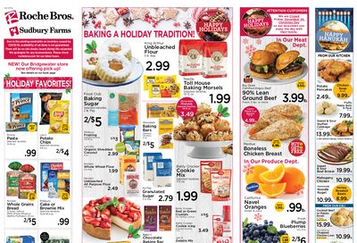 Roche Bros Supermarkets Holiday Hanukkah Weekly Ad Flyer December 11 to December 17, 2020 Roche Bros Supermarkets Holiday Hanukkah Weekly Ad Flyer December 11 to December 17, 2020