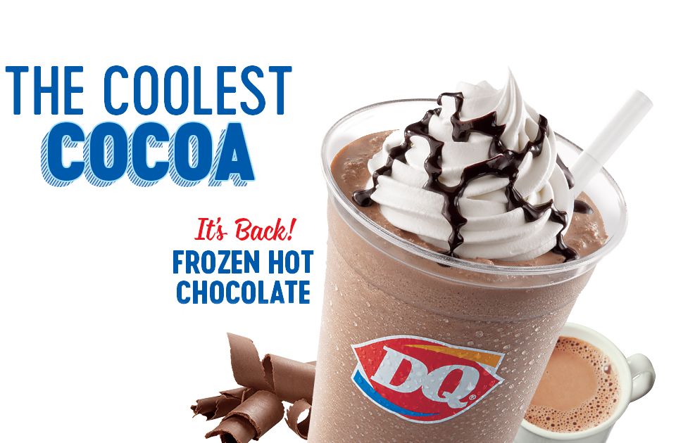 Dairy Queen Announces the Arrival of their New Frozen Hot Chocolate 