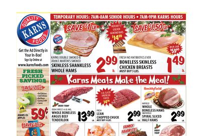 Karns Quality Foods Holiday Weekly Ad Flyer December 15 to December 21, 2020
