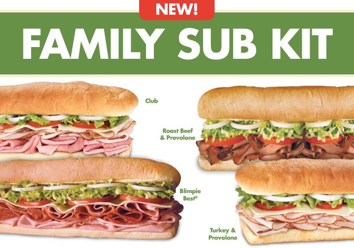 Blimpie Announces the Arrival of New Family Sub Kits
