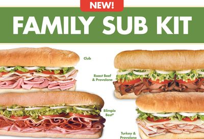 Blimpie Announces the Arrival of New Family Sub Kits