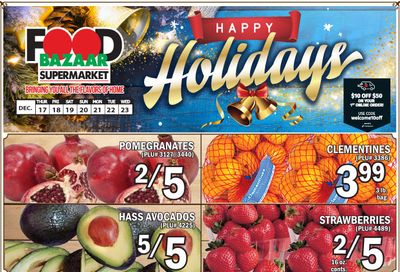 Food Bazaar Supermarket Holiday Weekly Ad Flyer December 17 to December 23, 2020