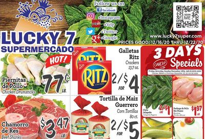 Lucky 7 Supermarket Holiday Weekly Ad Flyer December 16 to December 22, 2020