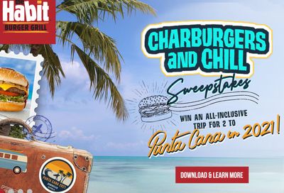 Enter The Habit Burger Grill's Sweepstakes when you Download their App and Make an Account 