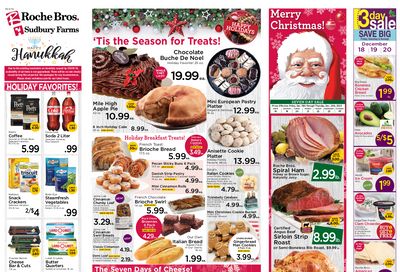 Roche Bros Supermarkets Holiday Weekly Ad Flyer December 18 to December 24, 2020