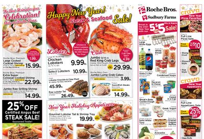 Roche Bros Supermarkets Holiday Weekly Ad Flyer December 25 to December 31, 2020