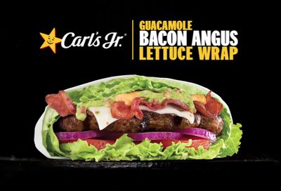 New Guacamole Bacon Angus Lettuce Wrap Arrives at Carl's Jr. 