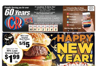 C&R Market New Year Weekly Ad Flyer December 30, 2020 to January 5, 2021