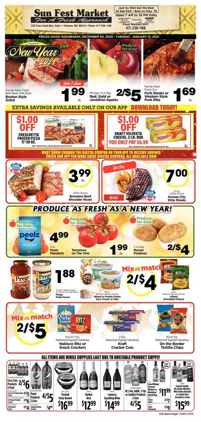 G&W Foods New Year Weekly Ad Flyer December 30, 2020 to January 12, 2021