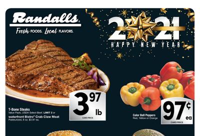 Randalls New Year Weekly Ad Flyer December 30, 2020 to January 5, 2021