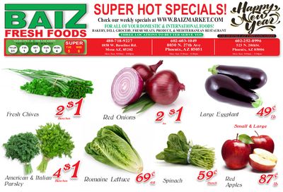 Baiz Market New Year Weekly Ad Flyer December 31, 2020 to January 6, 2021