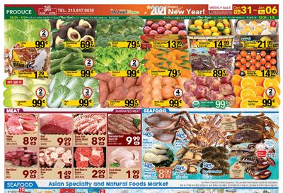 Little Tokyo Marketplace New Year Weekly Ad Flyer December 31, 2020 to January 6, 2021