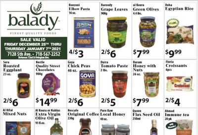 Balady New Year Weekly Ad Flyer December 25, 2020 to January 7, 2021