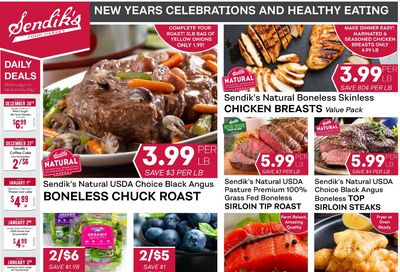 Sendik's New Year Weekly Ad Flyer January 1 to January 5, 2021