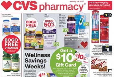CVS Pharmacy Weekly Ad Flyer January 3 to January 9