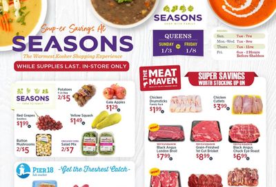 Seasons Weekly Ad Flyer January 3 to January 8, 2021