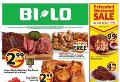 BI-LO Weekly Ad Flyer January 6 to January 12