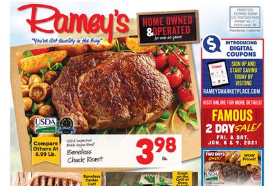 Ramey's Weekly Ad Flyer January 6 to January 12, 2021